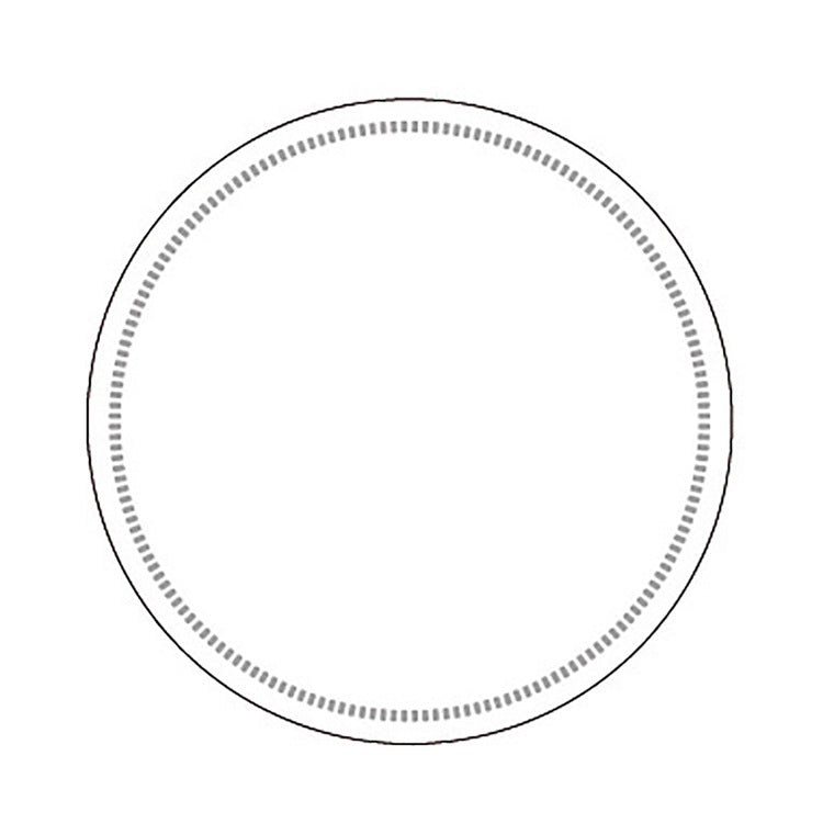 Deckchen BASIC:WEISS Rand 37 Pack à 250 Stück 90 mm DM Tissue 8-lagig