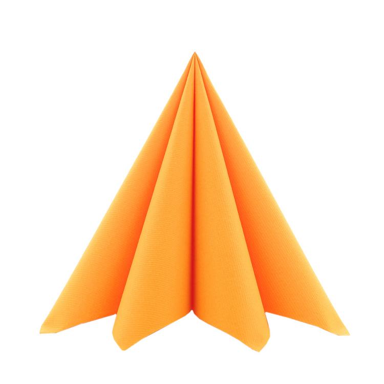 Serviette Basic  div. Farben Pack à 50 Stück 40 x 40 cm 1/4 Falz Linclass