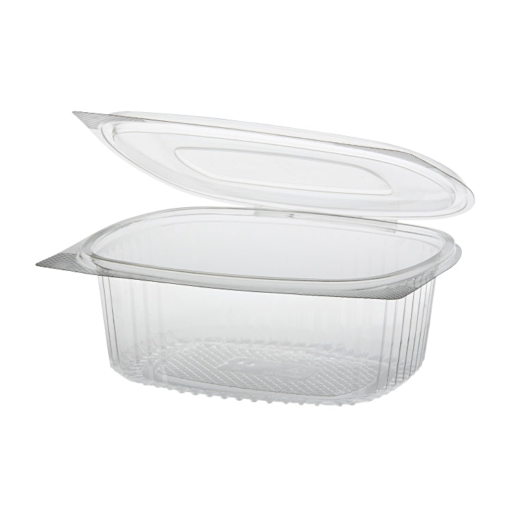 Feinkost- & Salatschale 750ml Pack à 50 Stk, RPET, oval 14.4x17.2x6.2cm, inkl De