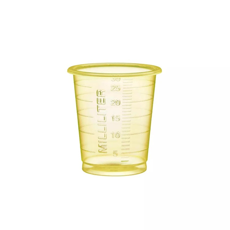 Medizinbecher ECO  transp 30ml Beutel à 80 Stk, PP Graduierung bis 30ml