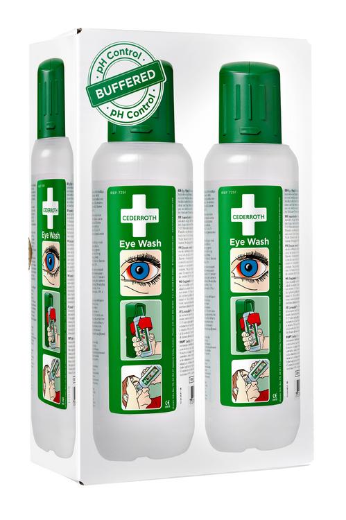 Augendusche 2 x 500ml steril gepufferte isotonische Salzlösung, einmaliger Einsa