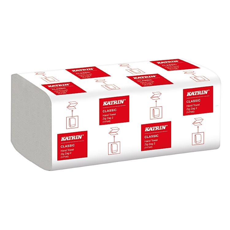 KATRIN Handtuchpapier Classic2 Sack à 20x200 = 4000 Stück weiss,2-lagig,22.4x23c