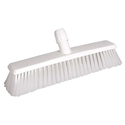 Hygienebesen 40cm, transparent Körper: PP weiss, Besatz: Polyester 0.25 mm (weic
