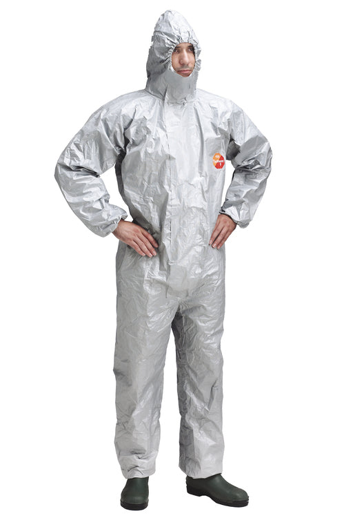 Tychem 6000 F Standard Gr. S-XXXL mit Kapuze, Daumenschlaufe, und Gummizügen