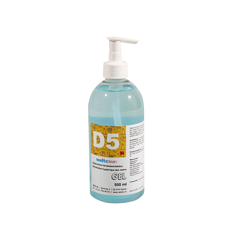 D5 Händedesinfektion GEL 500ml Flasche à 500ml