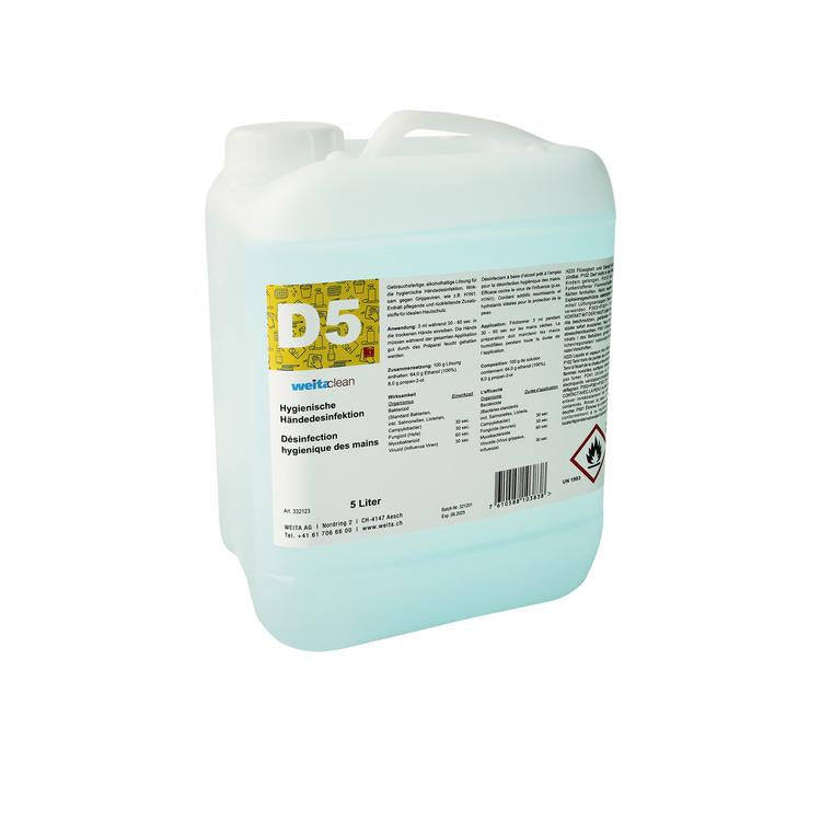 D5 Händedesinfektion 5L Kanister à 5 Liter