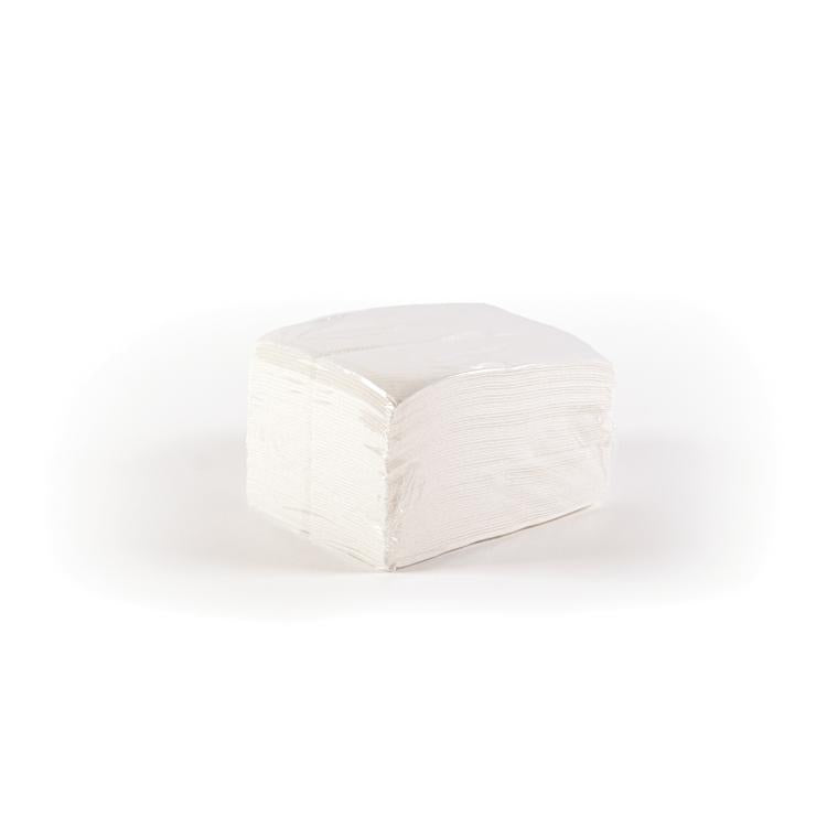 Airlaid 38 x 30 cm, weiss Beutel à 50 Stk 57 g/m2, 80% Zellulose / 15%