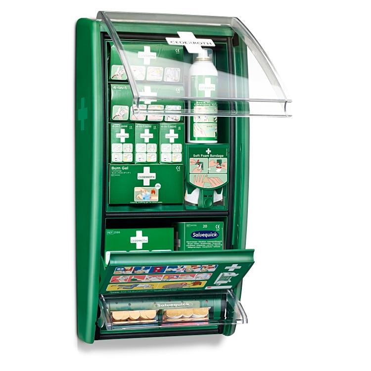 Erste Hilfe Station B 29 x H 56 x T 12 cm Cederroth