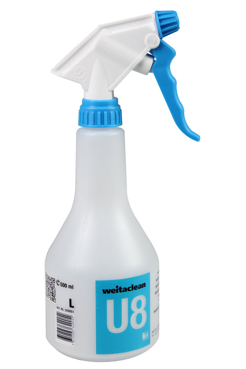 U8 Fensterreiniger Leerflasche Flasche à 500ml mit Sprühkopf
