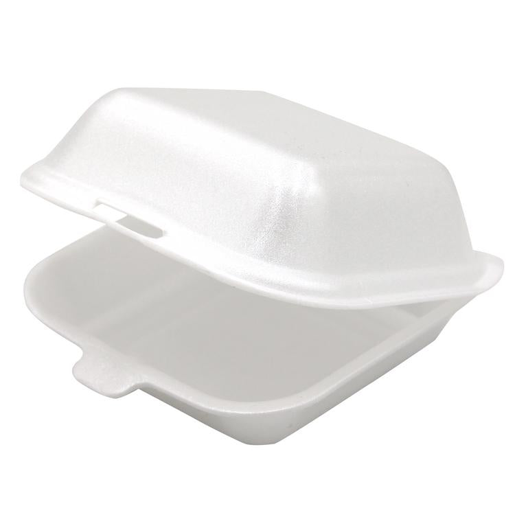 Hamburgerboxen Weiss Pack à 100 Stück, EPS 150x150x75mm