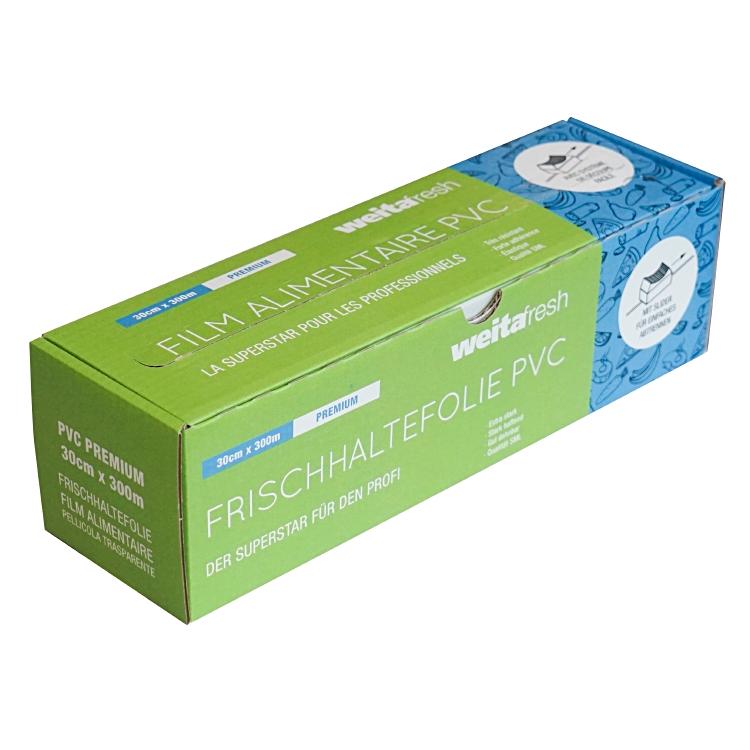 WF Premium PVC EB30cm 300m Einzelbox mit Slider, 9.5my