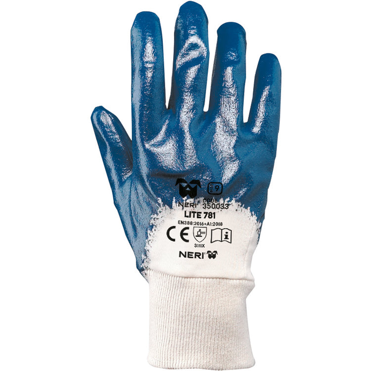 NERI LITE 781, Gr. 7-10 (S-XL) Mechanischer Schutzhandschuh 3/4 beschichtet