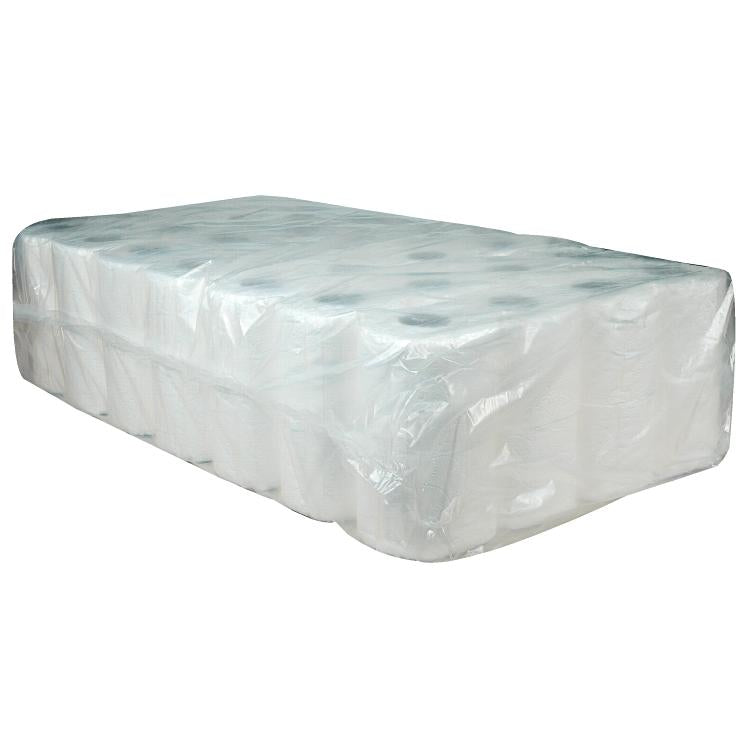 Toilettenpapier weiss 150 Cps. Sack à 7 x 8 Rollen =56 Rollen 3-lagig,9.6 x 12 c