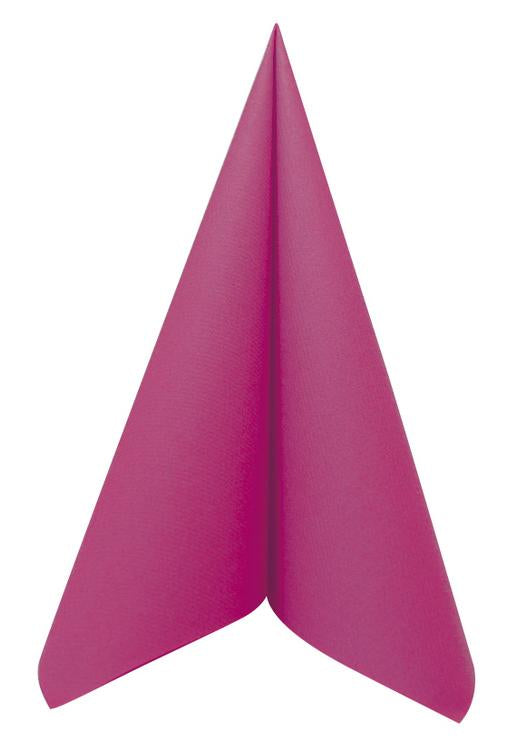 Serviette Surlys himbeere Karton à 8 x 50 = 400 Stück 40 x 40 cm, 1/4 Falz, Airl