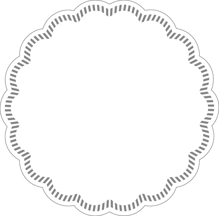 Deckchen BASIC:WEISS Rand 25 Pack à 250 Stück 90 mm DM Tissue 8-lagig