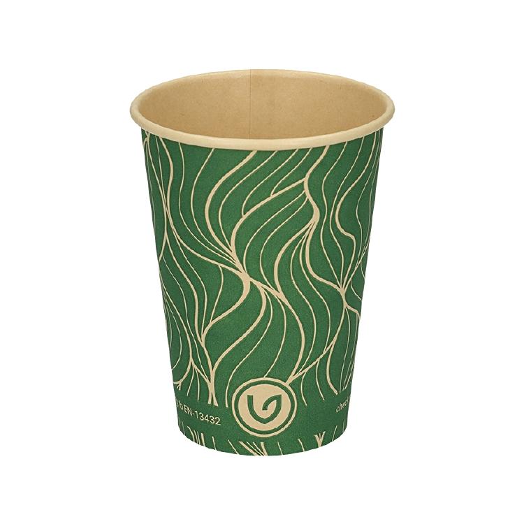 Kaffeebecher VERIVE 1.875dl P. à 100 Stk, Bambus, Automat D70/47mm,H91mm,grün/br