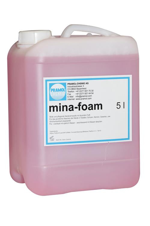 mina-foam 5L Schaumseife Kanister à 5L mit denzentem Zitrusduft