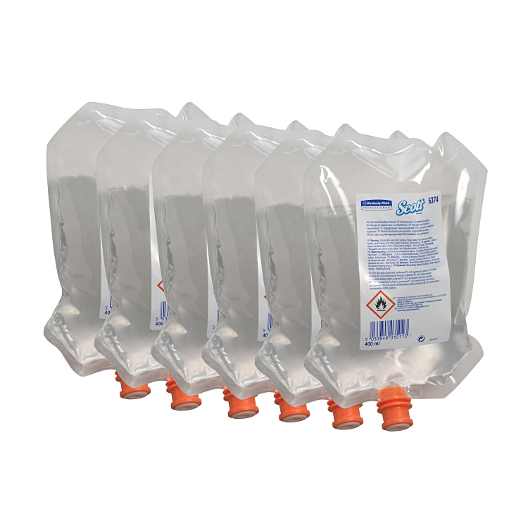 SCOTT Reiniger für Toilette Krt à 6 Beutel x 400ml Spenderbeutel, transparent