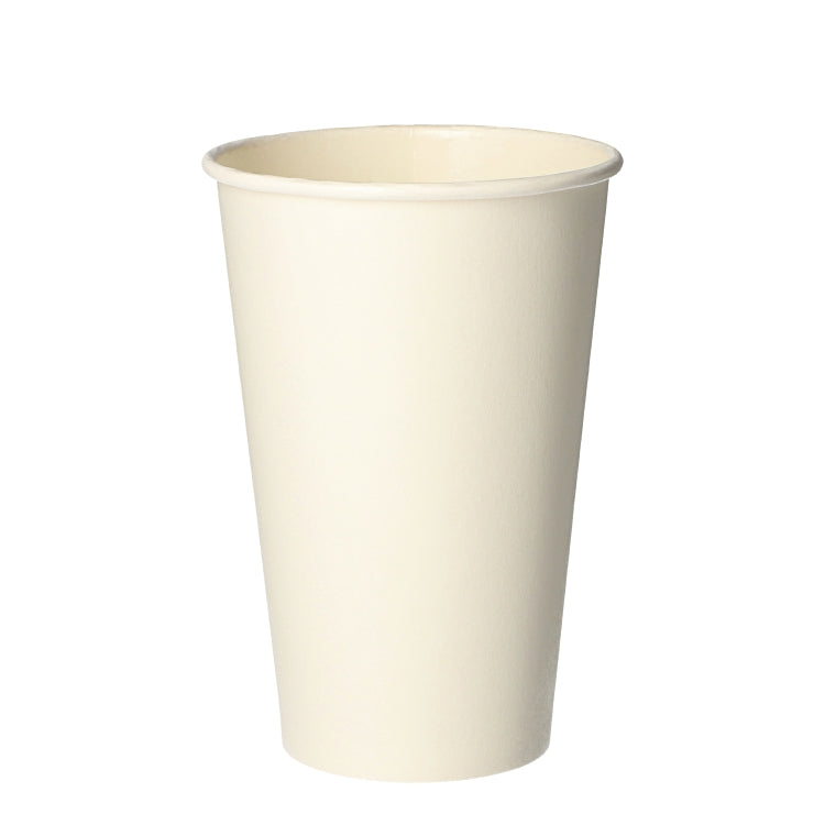 Trinkbecher Pappe TO GO 3dl Pack à 50 Stk, weiss H 11.7cm, D 8cm, PLA besch.