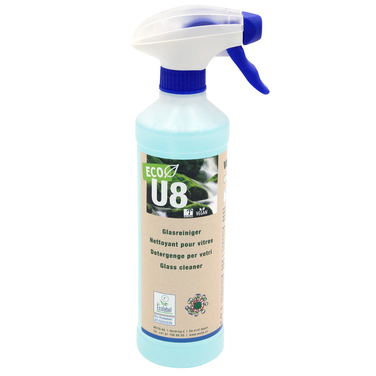 U8 ECO Glasreiniger 500ml Flasche à 500ml ready to use