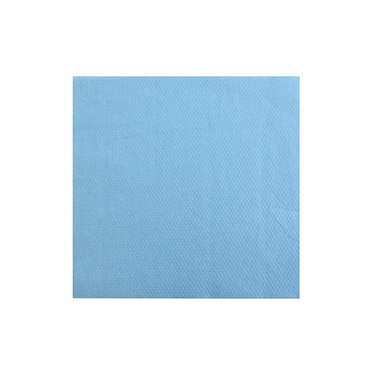 Schutzlaken 39x40cm blau Dispenser à 100 Stk. Zellulose + PE,  2-lagig