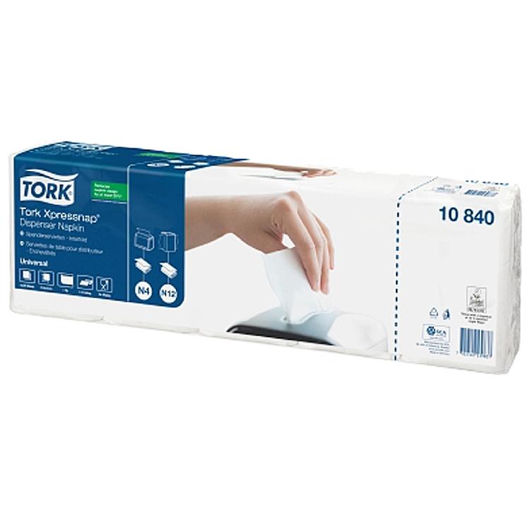 Tork Spenderserviette Univer. N4, Krt à 8x5x225 = 9000 Stück 1lag,1/4 Falz,21.3x