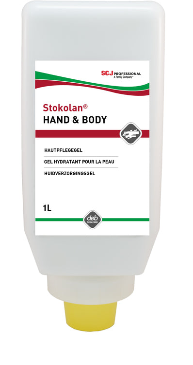 Stokolan Hand & Body 1L Softflasche à 1L Hautpflegelotion parfümiert