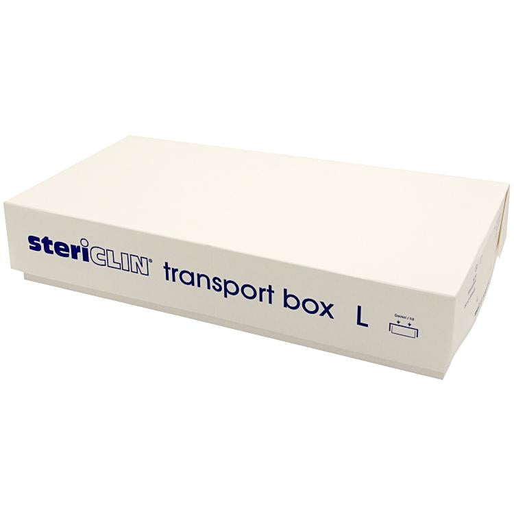 Transport box 547x290x92mm Karton à 50 Stück Deckel, Grösse L, Stericlin