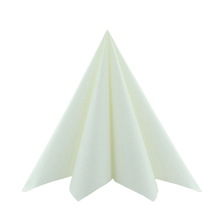 Serviette Basic  WEISS Pack à 50 Stück 40 x 40 cm 1/4 Falz Linclass