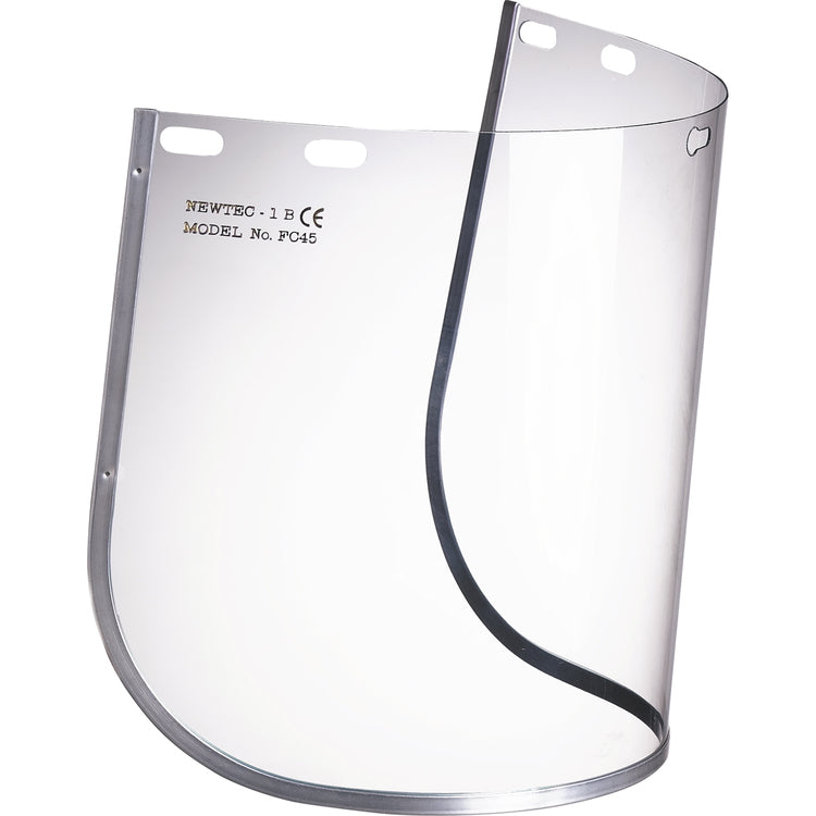 NERI FC 45 Visier für NERI B1, 20x40cm PC, transparent