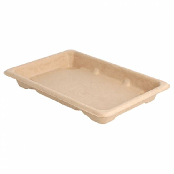 Sushi Box BIONIC Pack à 50 Stk, Bagasse, braun 165x115x15mm, o Deckel