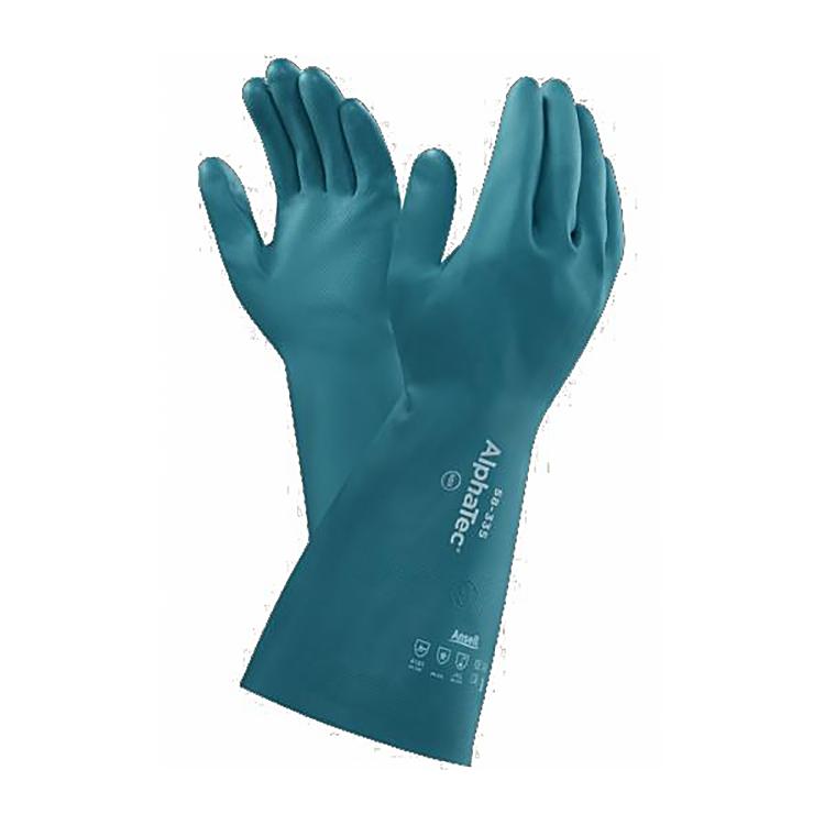 AlphaTec 58-335/ Gr. 8-11 (M-XXL) Nitril grün, 38cm