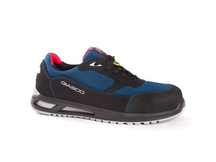 Las Vegas S1P Gr. 39-47  Halbschuh, schwarz, blau Textilmaterial
