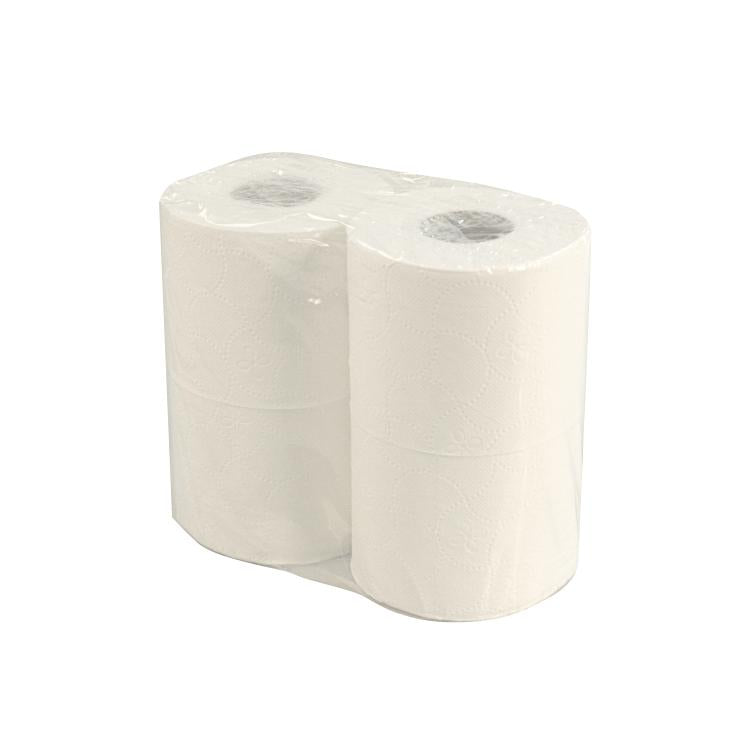 Toilettenpapier Neutral Sack à 10 x 4 = 40 Rollen 300 Cps.,3-lag.Zell.,9.6x12cm