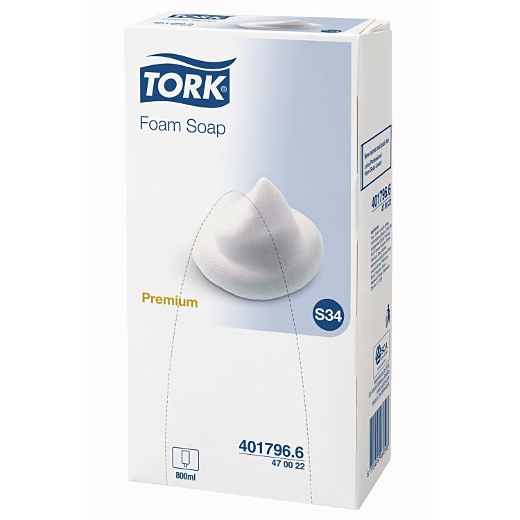Tork Schaumseife Luxury S34 fragranced hand soap, rosa 800ml Karton à 6 Beutel