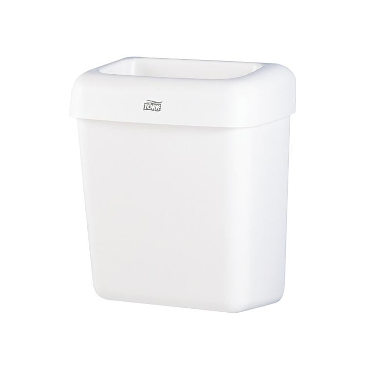 Abfallbehälter weiss Tork Mini 20l, B2, aus Kunststoff B 322 x H 430 x T 205 cm