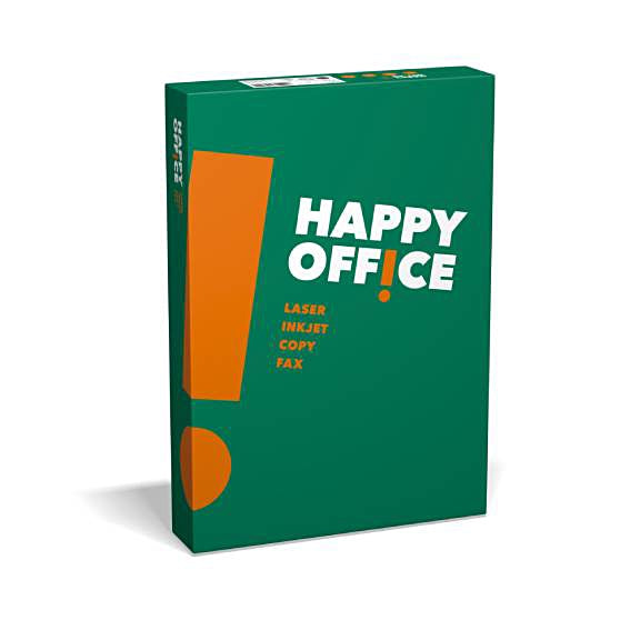 Happy Office A3 80g/m2 weiss Pack a 500 Blatt EU Ecolabel, ECF