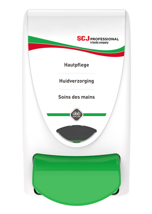 Spender 1L Hautpflege Spender à 1L, grün