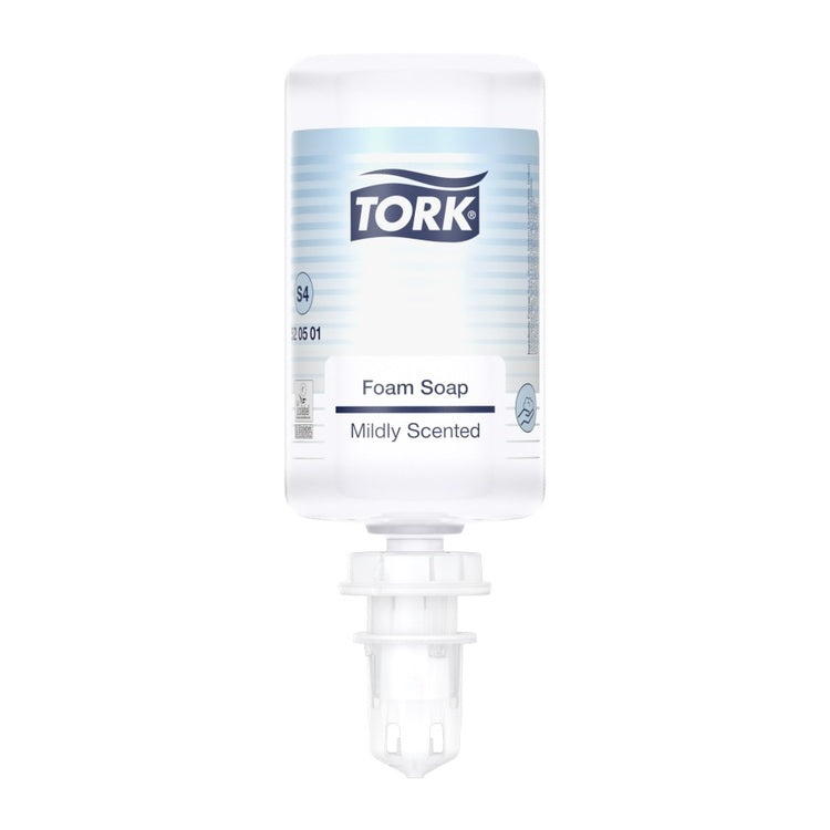 Schaumseife mild Tork Premium S4, Krt. à 6 Flakons à 1 L hellgelb,dermatologisch