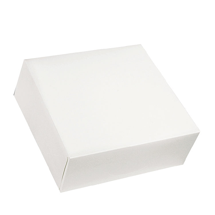 Tortenschachtel 20x15x7cm Pack à 50 Stück, weiss Karton