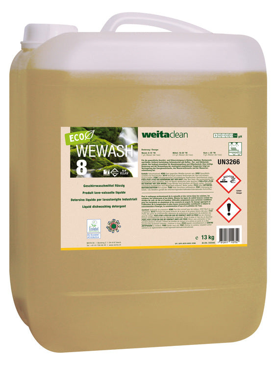 ECO Wewash 8 13kg Kanister à 13kg Geschirrwaschmittel flüssig