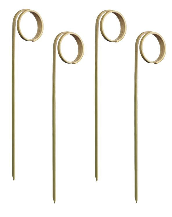 Fingerfood-Spiess TWISTER PURE Pack à 100 Stk, Bambus, natur L 11cm