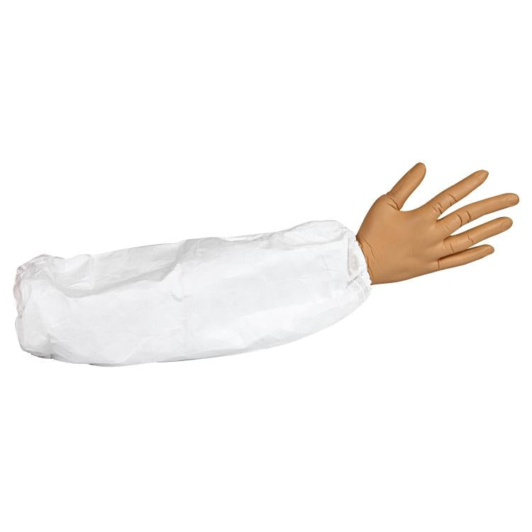 Tyvek Aermelschoner 45 45 x 20cm, geschweisste Naht weiss, antistatisch