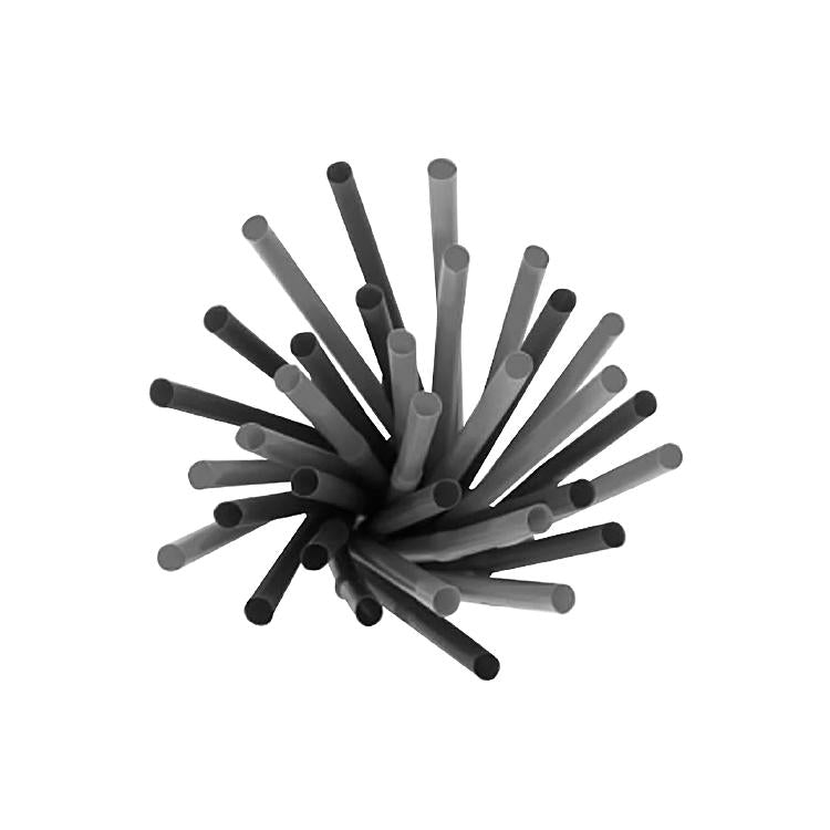 Trinkhalme PLA 250 x 8 mm Pack à 150 Stück schwarz, gerade