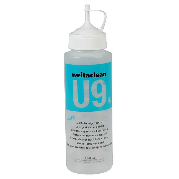 U9 Alkoholreiniger spezial 500 Flasche à 500ml, Citro Leerflasche