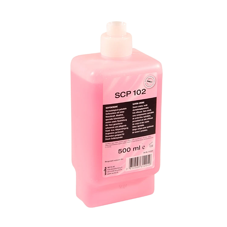 Seifencrème rosa SCP 102 500ml Patrone à 500ml zu Spender 312701