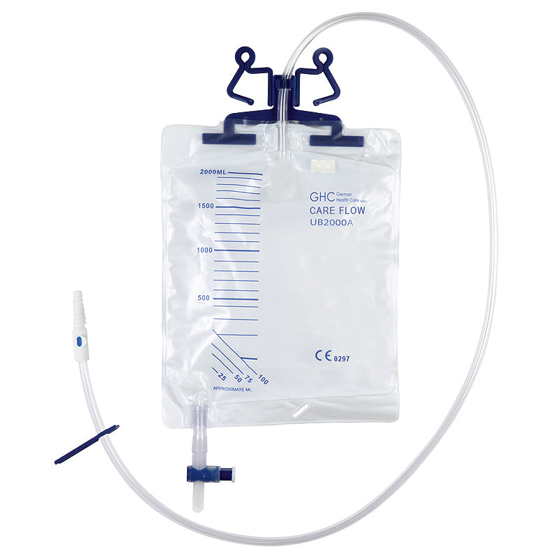 Care Flow Urinbeutel 2000A, steril Karton à 50 Stk Schlauch 110cm