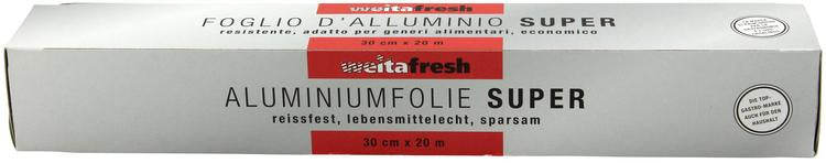 Alufolie 30cm JULIA Dispenser à 30cm x 20 m 13 my