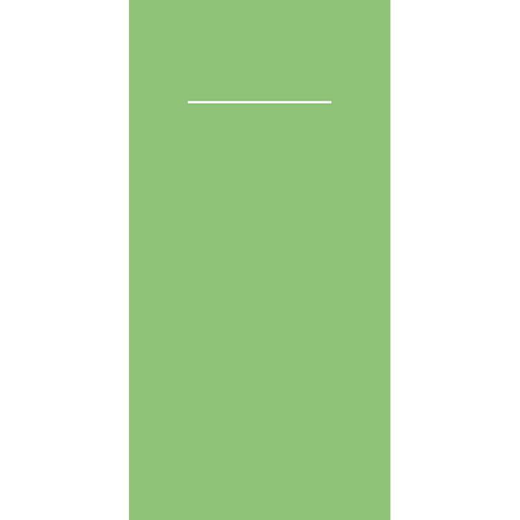 Pocket-Napkin BASIC Apfelgrün Pack à 75 Stück 40 x 40 cm 1/8 Falz Linclass