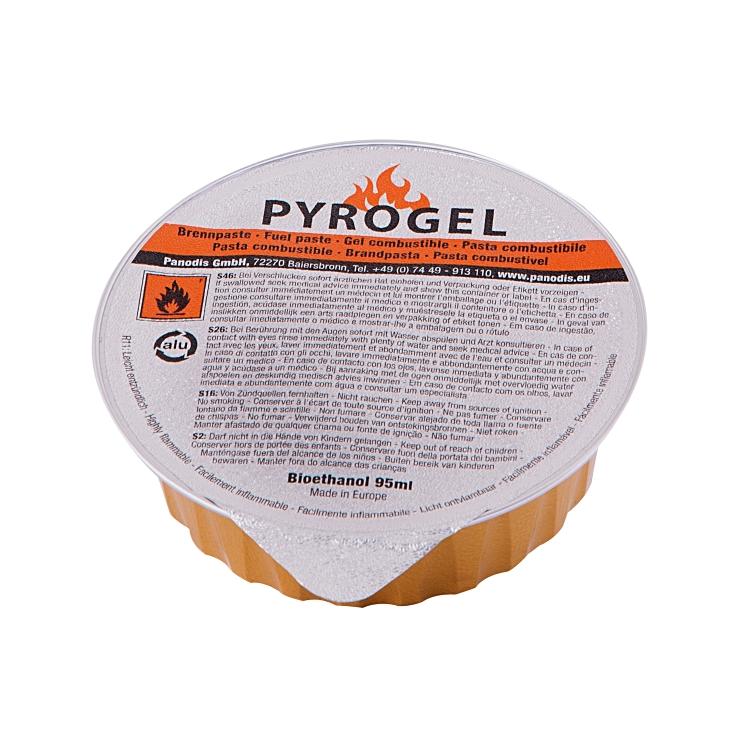 Brennpaste Dose à 80g Krt à 144 Dosen Bioethanol, Dauer 45min-1,5h